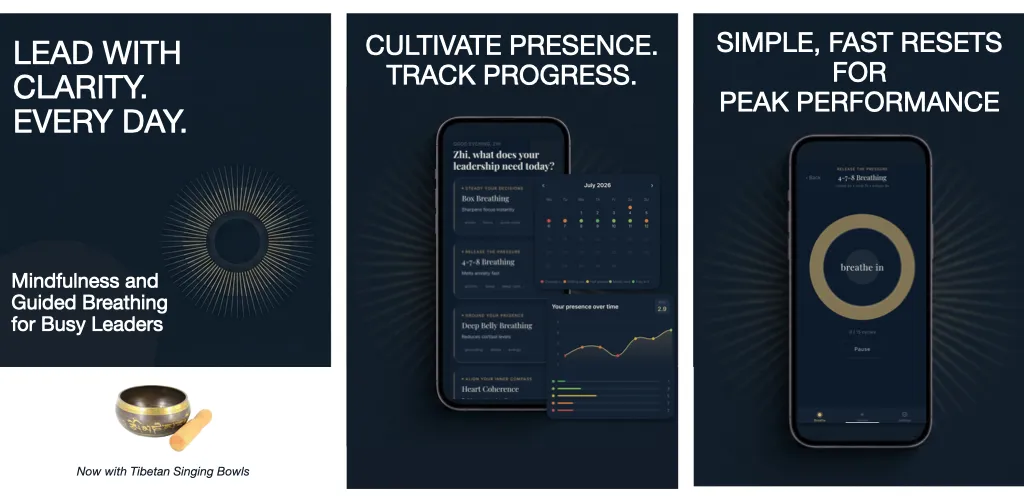 Mindfulness for Busy Leaders feature graphic